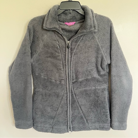 Women’s Soybu Fleece Full Zip Jacket Sweatshirt Size Large Gray - Picture 1 of 13
